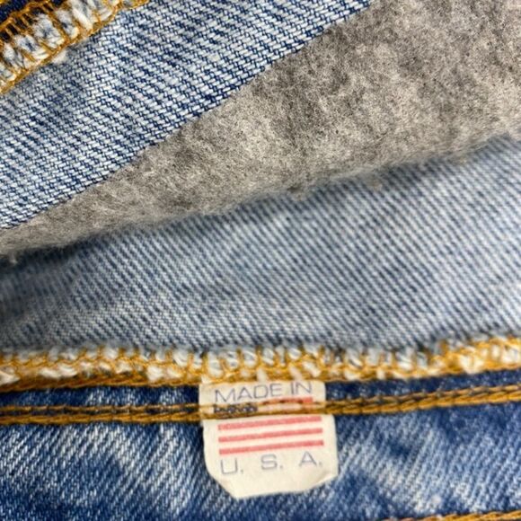 Denim Steamboat Embossed Shoulder Tote Bag - Picture 5 of 7